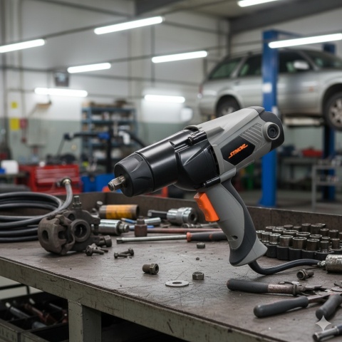 Elektryczny klucz udarowy 1/2" 1100W/450NM STHOR + NASADKI