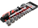 KOMPLET NASADEK Z AKCESORIAMI YATO 3/8" (12 el.)