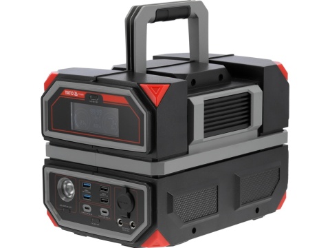 PRZENOŚNA STACJA ZASILANIA YATO 600W, 504Wh, 230V, USB-C PD