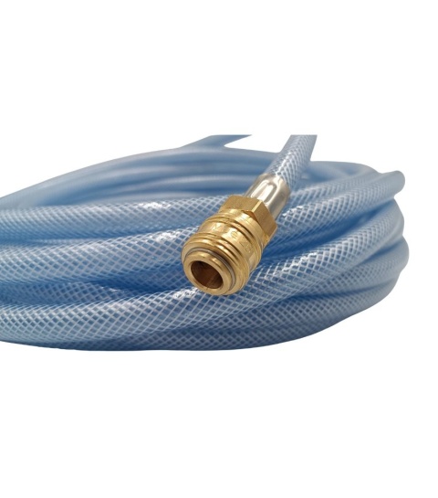 WĄŻ PNEUMATYCZNY PVC DO KOMPRESORA - 10x2,5 10M ZAKUTY