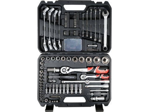 ZESTAW NARZĘDZIOWY YATO 1/4", 1/2" (93 el.)