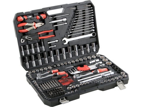 ZESTAW NARZĘDZIOWY YATO 1/4", 3/8", 1/2" (225 el.)