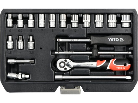 ZESTAW NARZĘDZIOWY YATO 1/4" XS (20 el.)