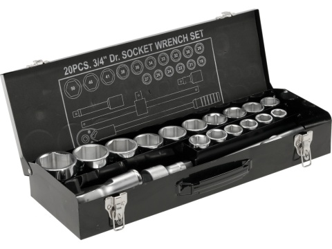 ZESTAW NARZĘDZIOWY YATO 3/4" (20 el.)
