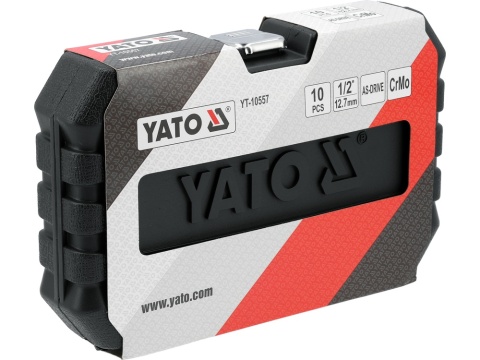 ZESTAW NASADEK UDAROWYCH DŁUGICH YATO 1/2" (10 el.)