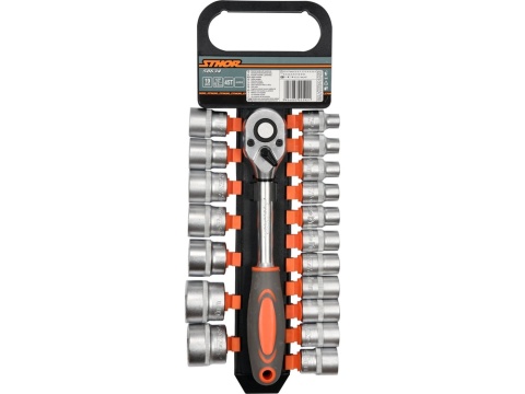 ZESTAW NASADEK Z GRZECHOTKĄ STHOR 1/2" (19 el.)