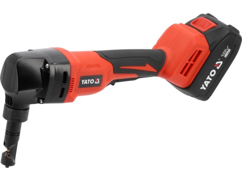 AKUMULATOROWE NOŻYCE DO BLACHY YATO 18V Z BATERIĄ 4 AH I ŁADOWARKĄ