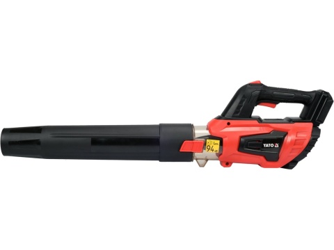 DMUCHAWA DO LIŚCI AKUMULATOROWA YATO 18V – 126 KM/H, BEZ AKUMULATORA