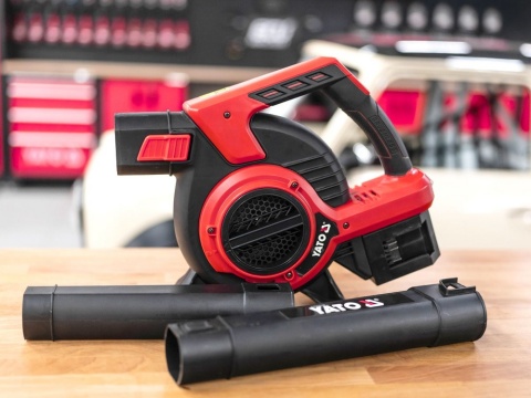 DMUCHAWA / ODKURZACZ DO LIŚCI AKUMULATOROWY YATO 36V – 270 KM/H, BEZ AKUMULATORA