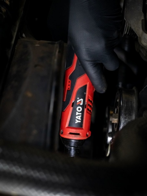 GRZECHOTKA UDAROWA YATO 12V, 3/8'', 45 NM – AKUMULATOR 2 AH