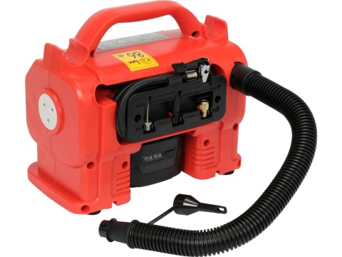 KOMPRESOR SAMOCHODOWY YATO 18V, 11 BAR, 12 L/MIN – AKUMULATOR 3 AH