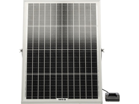 ŁADOWARKA SOLARNA I SAMOCHODOWA YATO 18V 2A