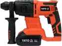 MŁOTOWIERTARKA YATO 18V SDS PLUS 2J Z PODKUWANIEM – AKUMULATOR 3 AH