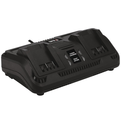 PILARKA ŁAŃCUCHOWA YATO 36V, PROWADNICA 16", 15 M/S – 2 x AKUMULATOR 4 AH, PODWÓJNA ŁADOWARKA