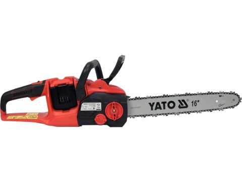 PILARKA ŁAŃCUCHOWA YATO 36V, PROWADNICA 16", 15 M/S – BEZ AKUMULATORA