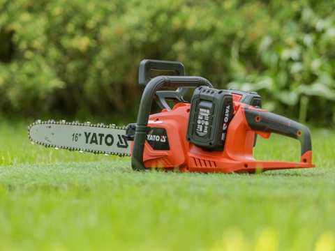 PILARKA ŁAŃCUCHOWA YATO 36V, PROWADNICA 16", 15 M/S – BEZ AKUMULATORA