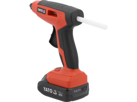 PISTOLET DO KLEJU YATO 18V, 11 MM, 25 G/MIN – AKUMULATOR 2 AH