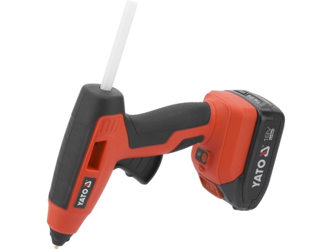 PISTOLET DO KLEJU YATO 18V, 11 MM, 25 G/MIN – AKUMULATOR 2 AH