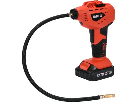 PISTOLET DO POMPOWANIA YATO 18V, 14 L/MIN – AKUMULATOR 2 AH