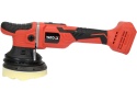 POLERKA ORBITALNA YATO 18V, 125 MM, MIĘKKI START – BEZ AKUMULATORA