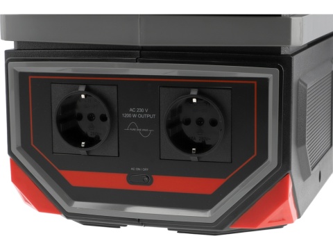 PRZENOŚNA STACJA ZASILANIA YATO 1200 W Z UPS, 917 WH, 230 V, USB-C PD