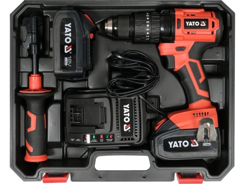WIERTARKO-WKRĘTARKA UDAROWA YATO 18V, 75 Nm – 2 x AKUMULATOR 3 Ah