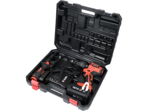 WIERTARKO-WKRĘTARKA UDAROWA YATO 18V, 75 Nm – AKUMULATOR 3 Ah