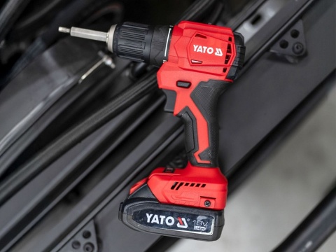 WIERTARKO-WKRĘTARKA YATO 18V, 45 Nm – AKUMULATOR 2 Ah
