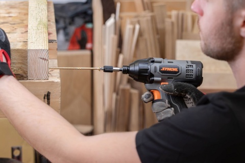 ZAKRĘTARKA UDAROWA STHOR 20V, 1/4'', 150 Nm – BEZ AKUMULATORA