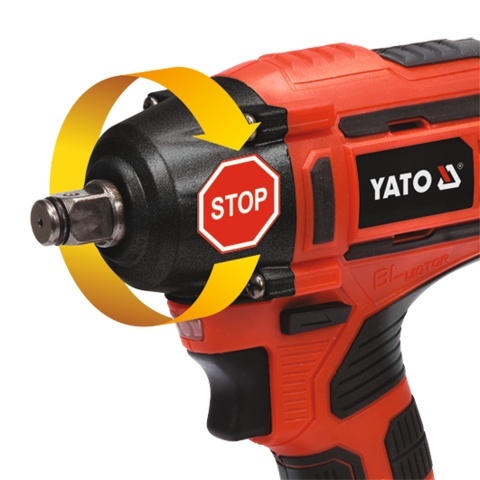 ZAKRĘTARKA UDAROWA YATO 18V, 1/2'', 250 NM – AKUMULATOR 3 AH