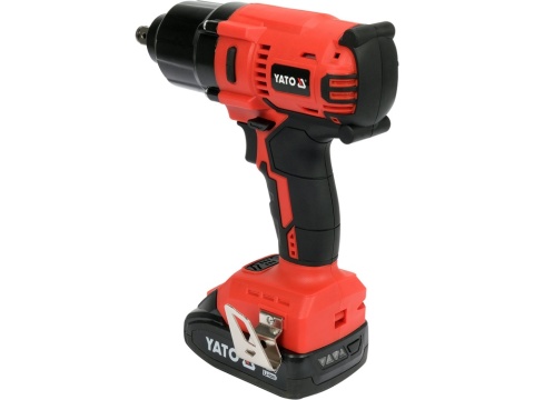 ZESTAW YATO 18V: KLUCZ UDAROWY 1/2'' 700 NM, NASADKI – 2 x AKUMULATOR 3 AH