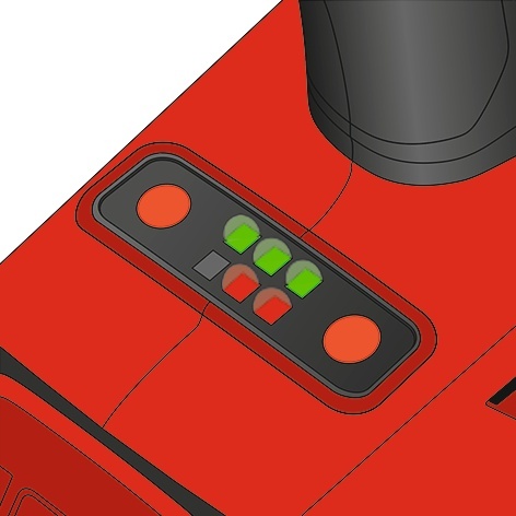ZESTAW YATO 18V: KLUCZ UDAROWY 1/2'' 700 NM, NASADKI – 2 x AKUMULATOR 3 AH