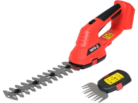 NOŻYCE DO TRAWY I ŻYWOPŁOTU AKUMULATOROWE YATO 18V – BEZ AKUMULATORA