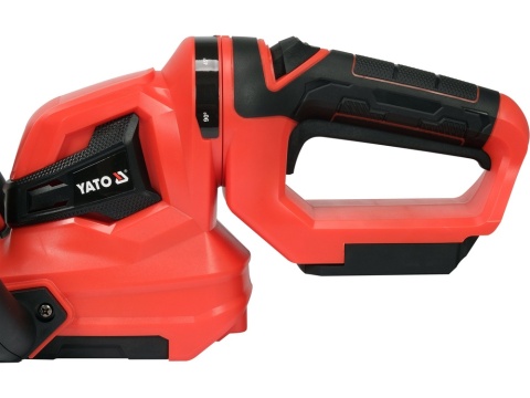 NOŻYCE DO ŻYWOPŁOTU AKUMULATOROWE YATO 18V, 55 CM, OBROTOWE – BEZ AKUMULATORA
