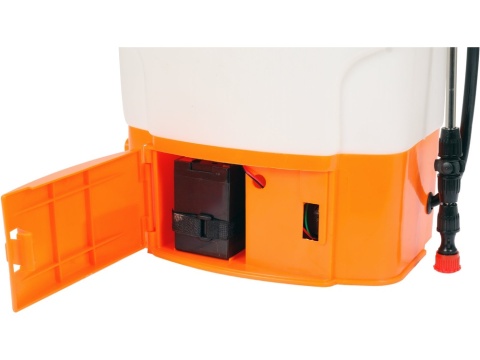 OPRYSKIWACZ PLECAKOWY AKUMULATOROWY FLO 2 16L – 12V, 8 Ah