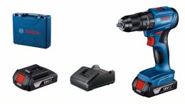 WIERTARKO-WKRĘTARKA AKUMULATOROWA UDAROWA BOSCH GSB 185-LI 18 V 50 Nm BRUSHLESS 2×2.0 Ah Li-Ion – WALIZKA