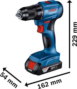 WIERTARKO-WKRĘTARKA AKUMULATOROWA BOSCH GSR 185-LI 18 V 50 Nm BRUSHLESS – BEZ AKUMULATORA