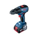 WIERTARKO-WKRĘTARKA AKUMULATOROWA BOSCH GSR 18V-50 18 V 50 Nm BRUSHLESS 2×2.0 Ah Li-Ion L-CASE