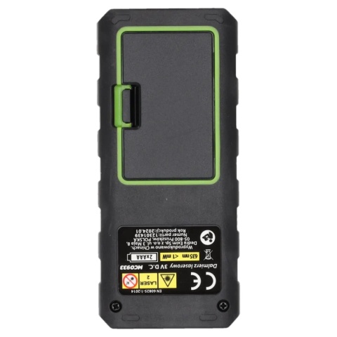 DALMIERZ LASEROWY 50 m DEDRA MC0933 – PRECYZYJNY DALMIERZ DO DOMU