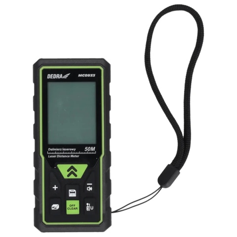DALMIERZ LASEROWY 50 m DEDRA MC0933 – PRECYZYJNY DALMIERZ DO DOMU