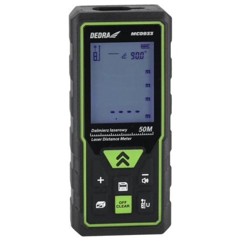DALMIERZ LASEROWY 50 m DEDRA MC0933 – PRECYZYJNY DALMIERZ DO DOMU