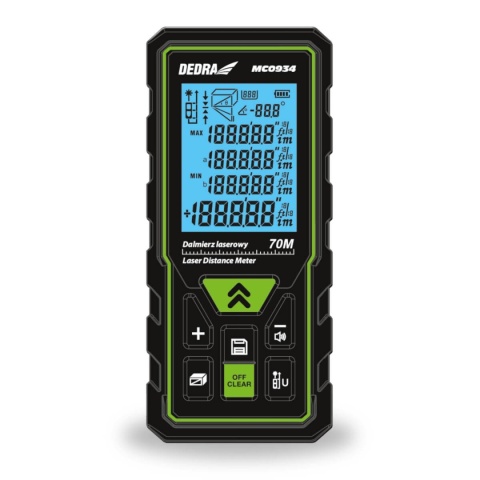DALMIERZ LASEROWY 70 m DEDRA MC0934 – PROFESJONALNY DALMIERZ DO DOMU
