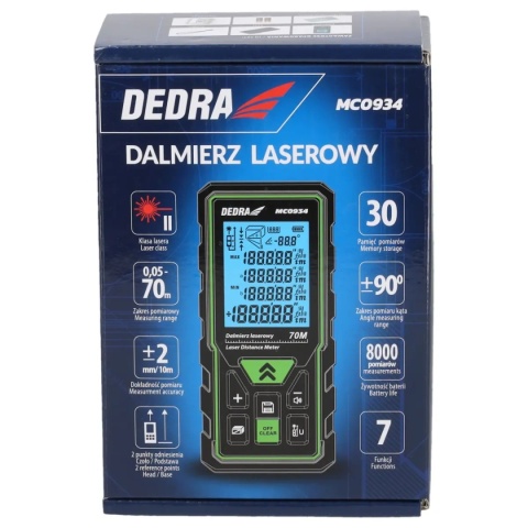 DALMIERZ LASEROWY 70 m DEDRA MC0934 – PROFESJONALNY DALMIERZ DO DOMU