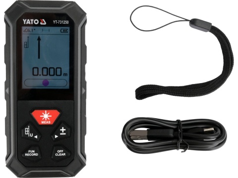 DALMIERZ LASEROWY DWUKIERUNKOWY YATO – ZAKRES 0,05–100 M / 200 M W DWÓCH KIERUNKACH