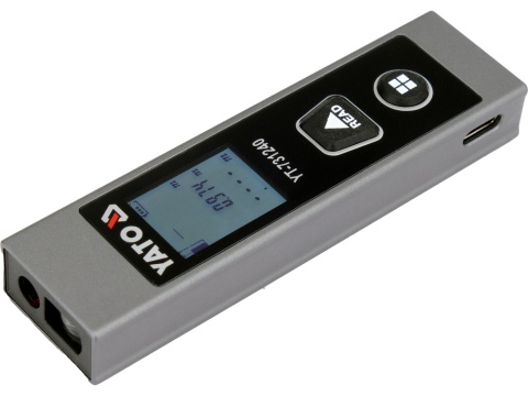 DALMIERZ LASEROWY KIESZONKOWY YATO 0,05–30 M – ULTRAKOMPAKTOWY, Z FUNKCJĄ KALIBRACJI