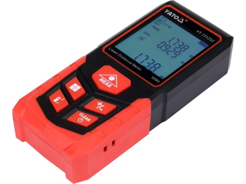 DALMIERZ LASEROWY YATO 0,05–100 M – FUNKCJA POMIARU CIĄGŁEGO, POWIERZCHNI I KUBATURY