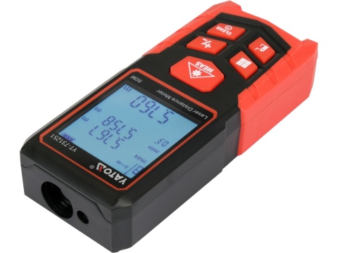 DALMIERZ LASEROWY YATO 0,05–50 M – FUNKCJA POMIARU CIĄGŁEGO, POWIERZCHNI I KUBATURY