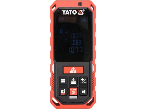 DALMIERZ LASEROWY YATO 0,2–40 M – FUNKCJA POMIARU CIĄGŁEGO, POWIERZCHNI I KUBATURY
