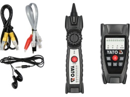 LOKALIZATOR KABLI I TESTER PRZEWODÓW SIECIOWYCH RJ11 RJ45 YATO – ODPORNY NA ZAKŁÓCENIA