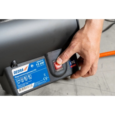 NAGRZEWNICA GAZOWA DEDRA DED9941A 15 kW CZARNA